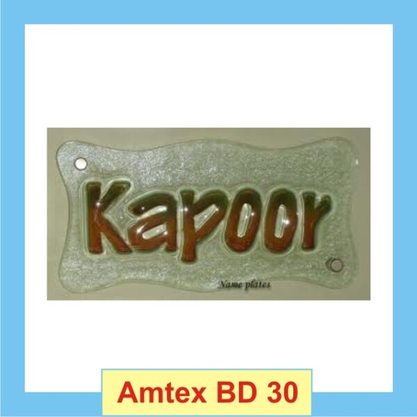 Kapoor written name plate