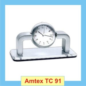 Silver Metallic Desk clock