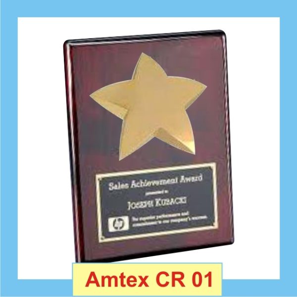 Solid Wooden Star Certificate