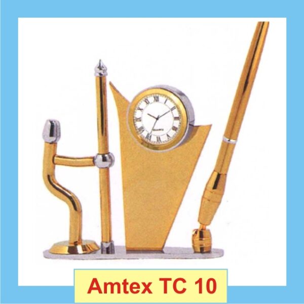 Stylish Penstand with Clock